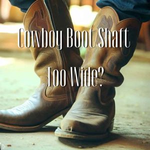 Read more about the article From Frustration to Fashionable: Resolving the Cowboy Boot Shaft Too Wide Dilemma